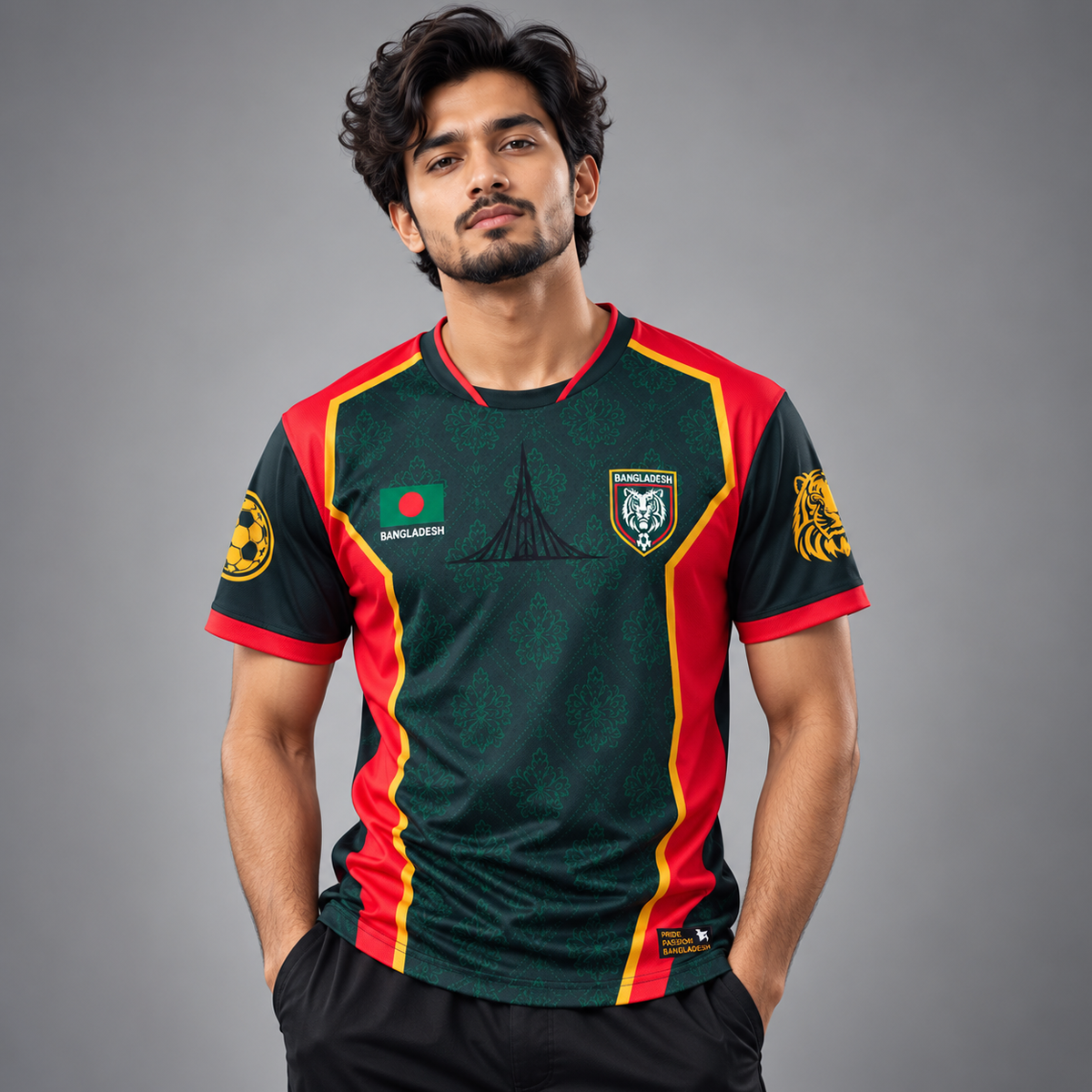 Bangladesh Emerald & Crimson Edition Football Jersey