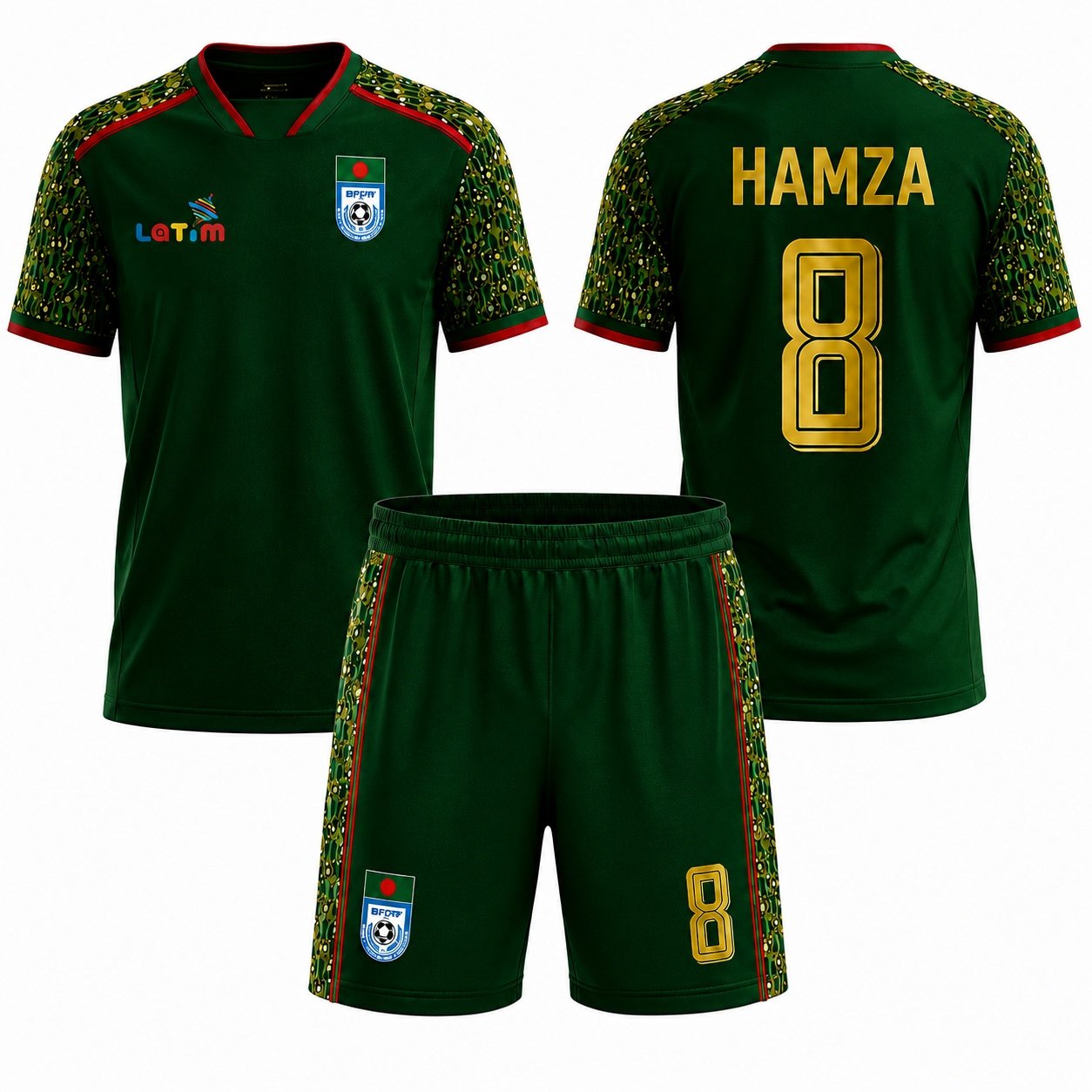 Bangladesh Football Fan Jersey Kit