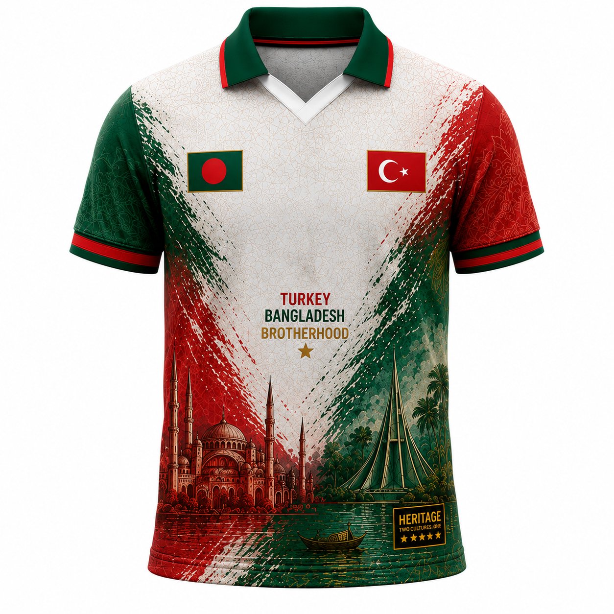 Turkey Bangladesh Polo Jersey